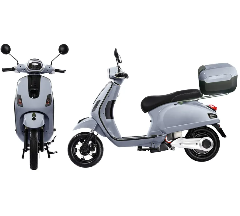 Scuter Electric N-Moto EL3 Gri – Motor Bosch 1000W, Dimensiuni 1760×540×1130mm, Greutate 65Kg, Viteză Max. 45 km/h, Autonomie 60 km, Baterii 72V, APP, GPS, Carte RAR (C.I.V) + CADOU Tricou N-Moto